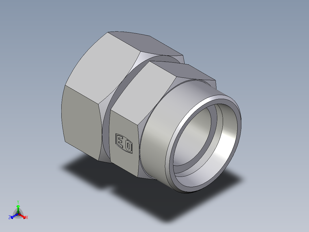 卡套式工业通用硬管接头EO_Distance_piece_adapter_DA35LOMD71