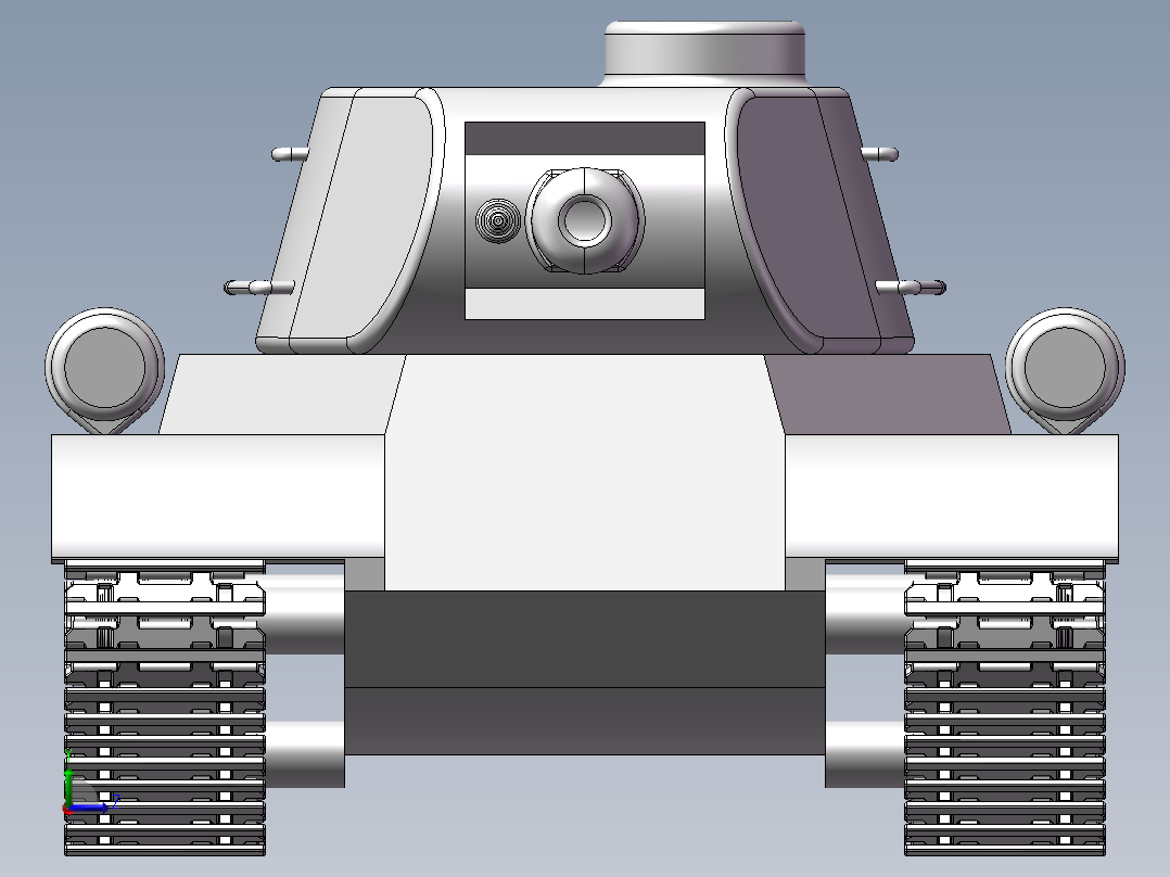 T-34练习作 3D模型左视图