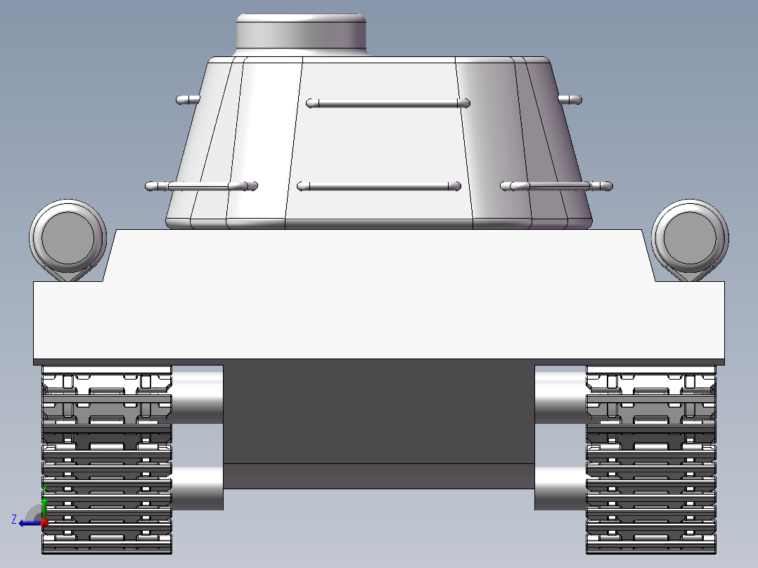 T-34练习作 3D模型右视图