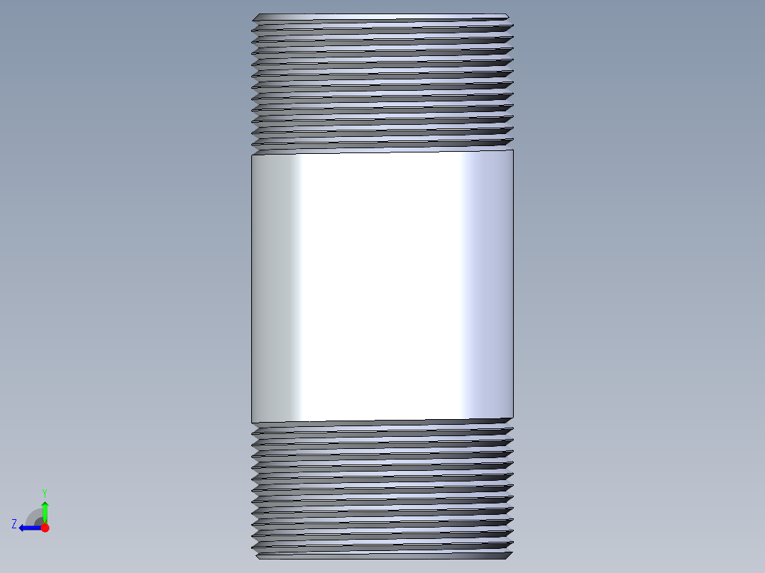 CPVC管件33-Sch80_Nipple_MPTxMPT_9861-297_2.5in x 6in右视图