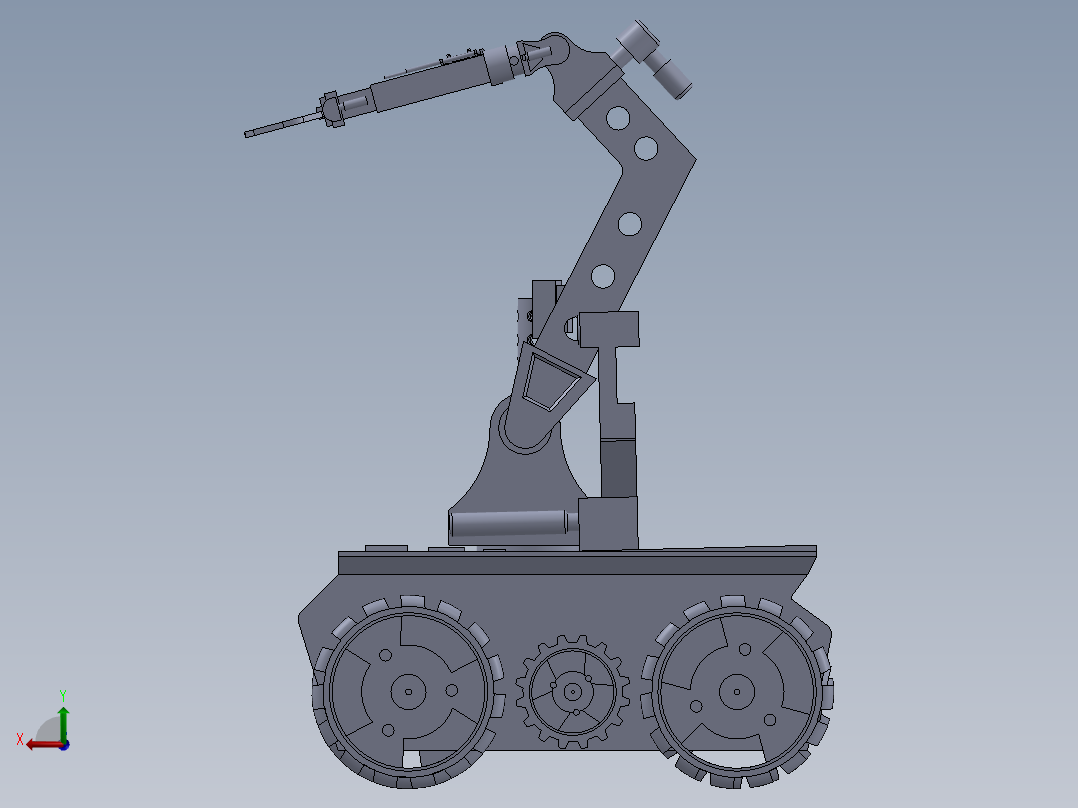 水下机器人---sw后视图