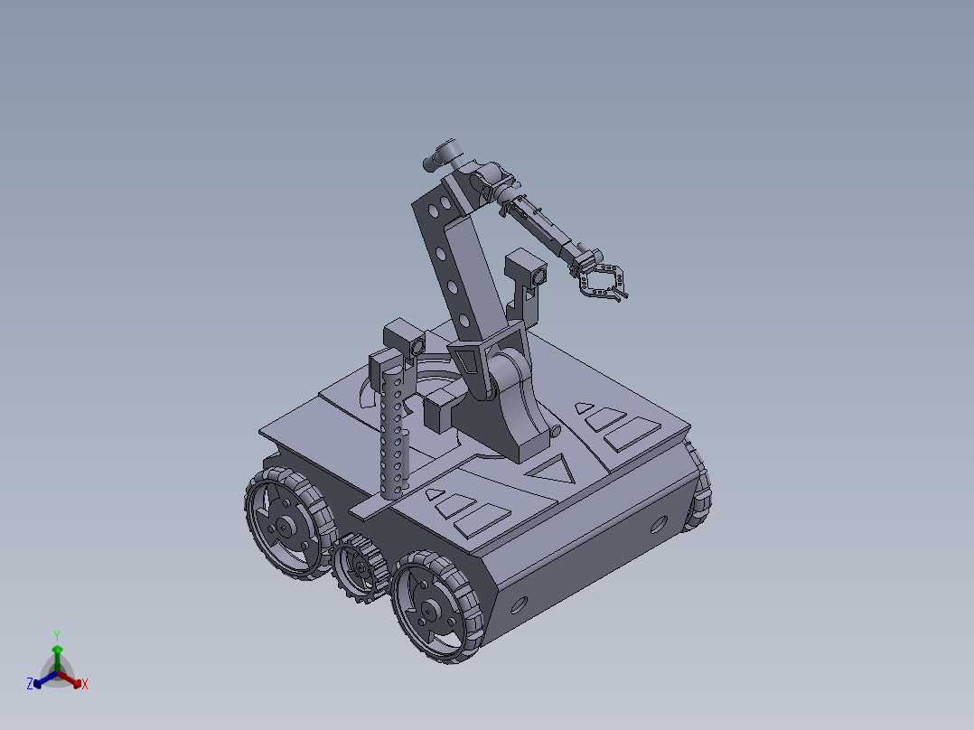 水下机器人---sw正等轴测图