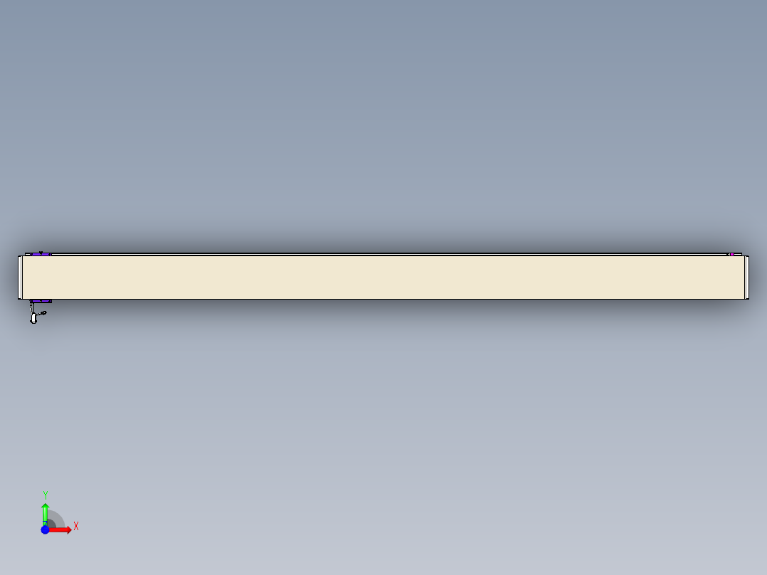 威洛博VL系列直线电机模组-VL22H1-S3500前视图