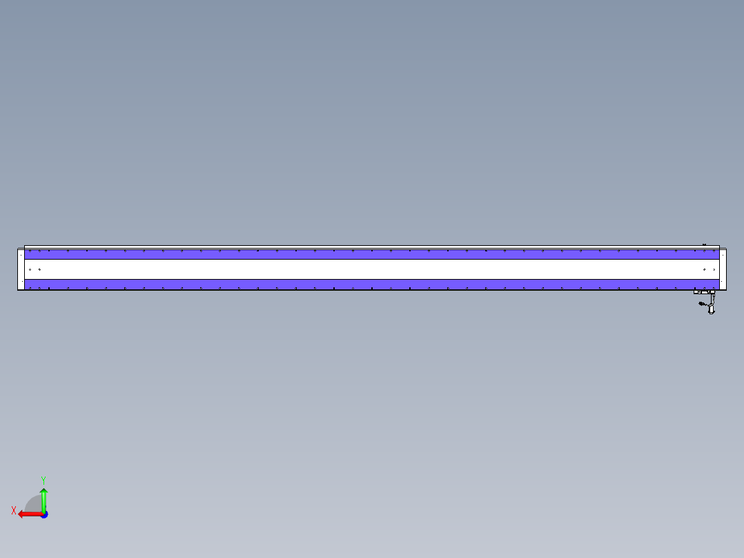 威洛博VL系列直线电机模组-VL22H1-S3500后视图
