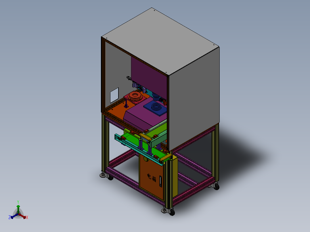 超声波焊接工装sw18可编辑正等轴测图