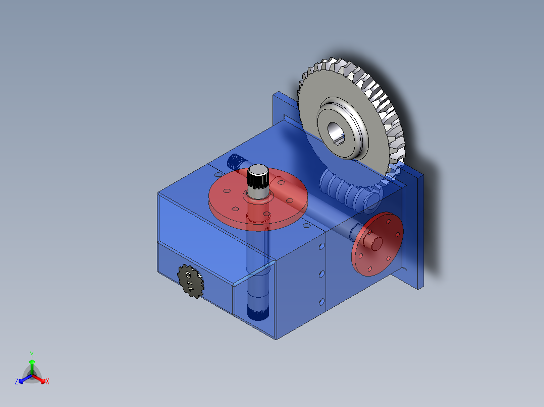 5_Inventor<span style='color: red'>蜗轮</span><span style='color: red'>减速器</span>