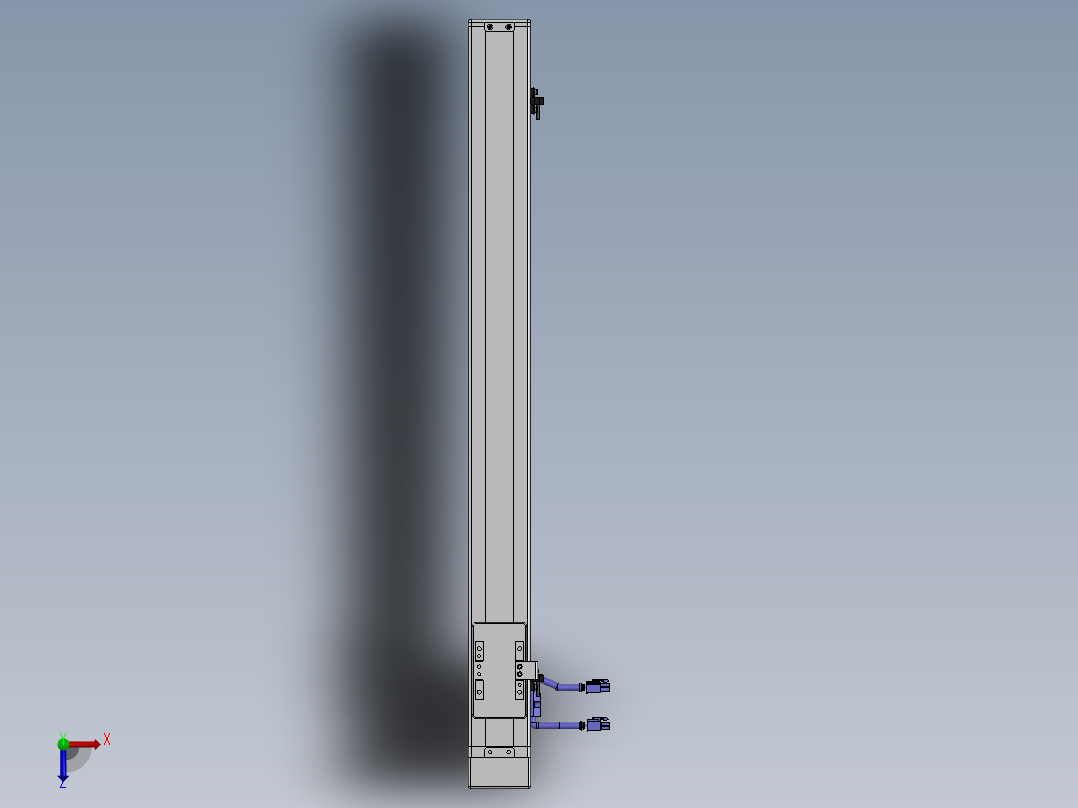 精密模组MY60-T10-600L-BM-P20B-C4-C俯视图