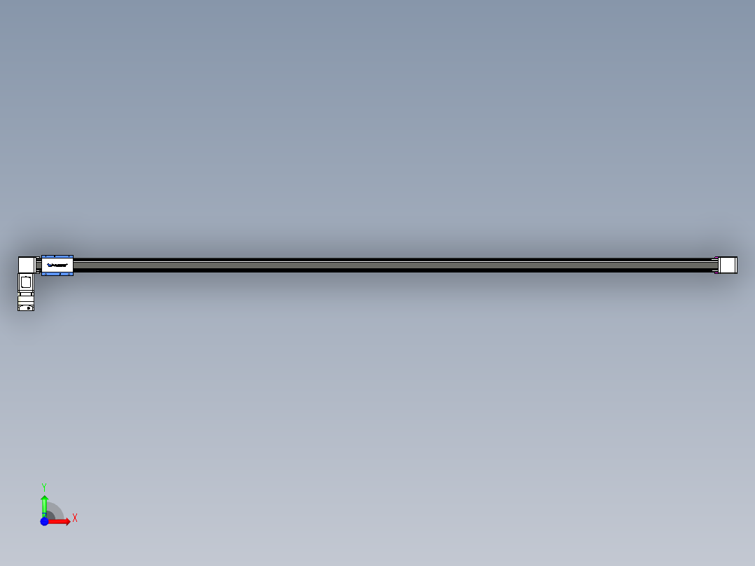 威洛博LB.GB同步带传动--欧规系列GB8-L192-S3600-BL-P75-K前视图