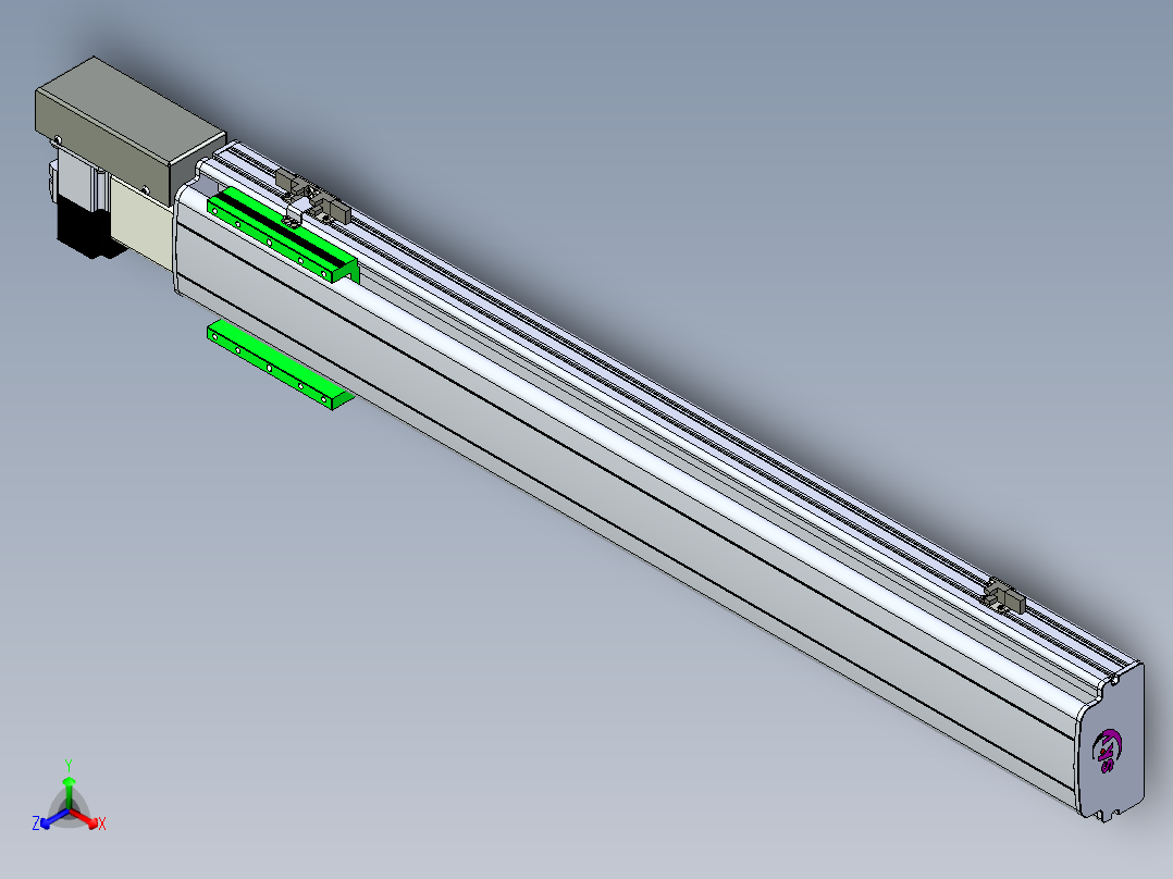 同步带滑台-半封闭B13H-L45-S750-R-P40-D3