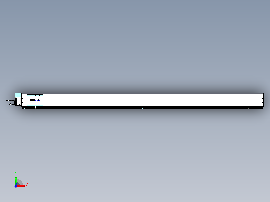 威洛博VBC同步带传动一无尘环境VBC14-L45-S2150-BRU-ZP40-C3前视图