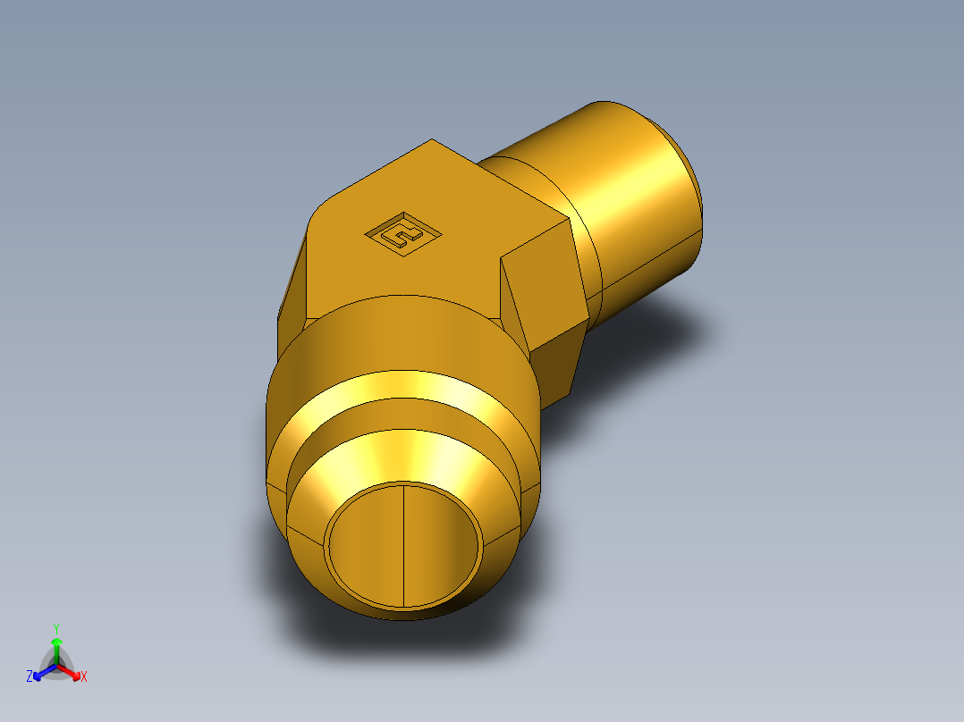 扩口式工业通用硬管接头45Deg Elbow 159F-8-4