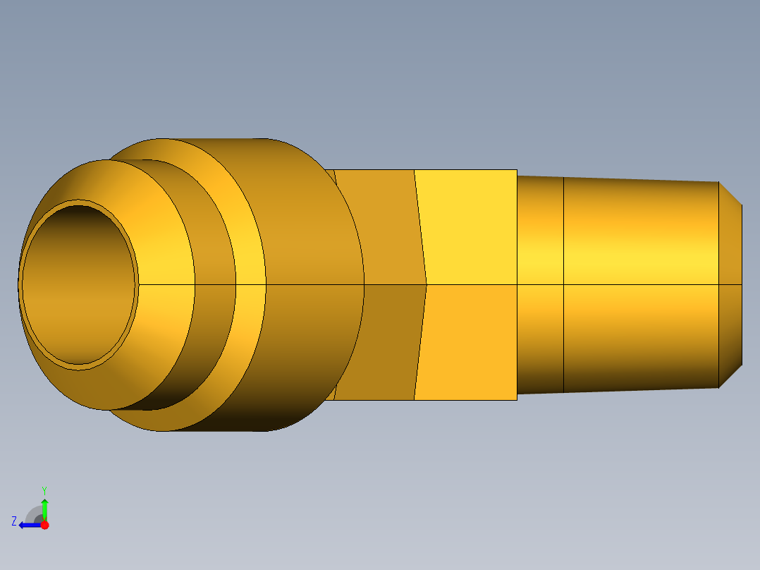扩口式工业通用硬管接头45Deg Elbow 159F-8-4右视图
