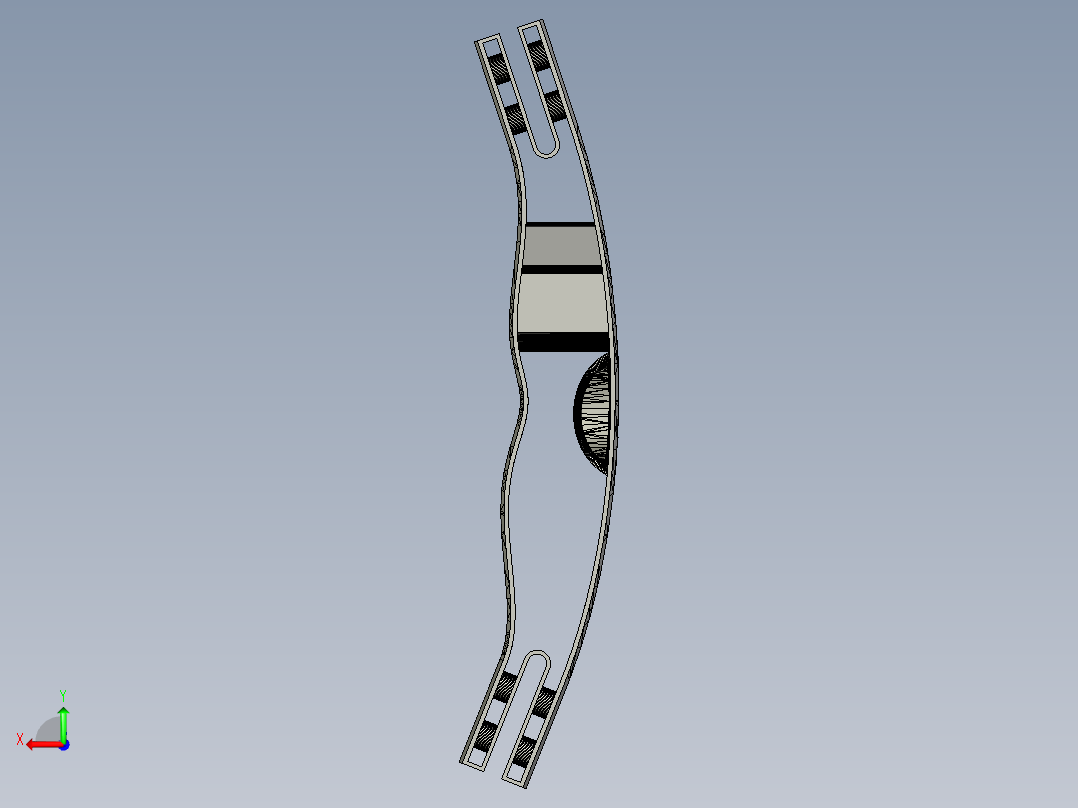 D1 反曲弓 Miniature_takedown_recurve_bow后视图