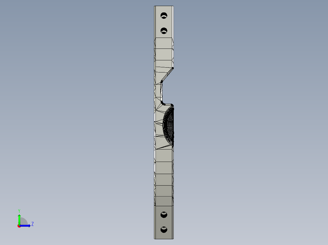 D1 反曲弓 Miniature_takedown_recurve_bow左视图