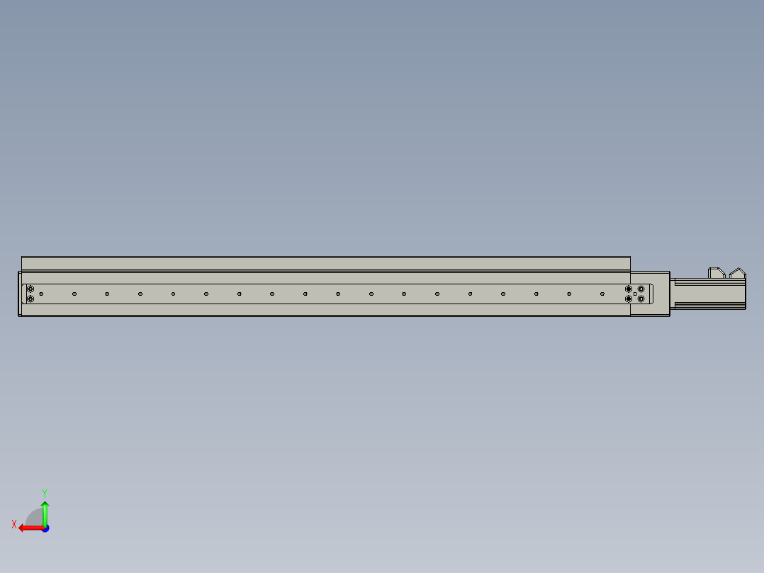 VF丝杆传动-一般环境VT5-L10-C-S600-BC-P10-C4后视图