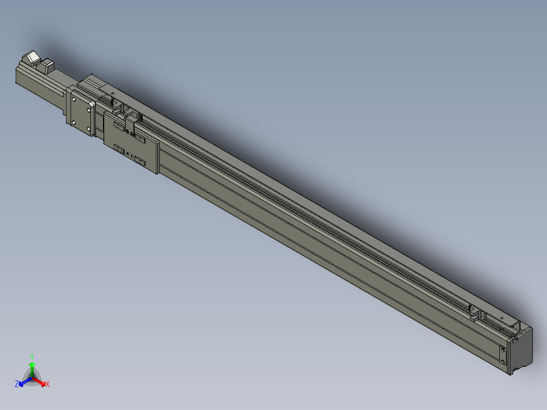 VF丝杆传动-一般环境VT5-L10-C-S600-BC-P10-C4正等轴测图