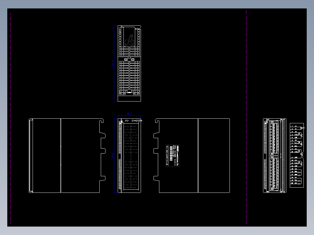 XG-E4AD2DA外观尺寸图