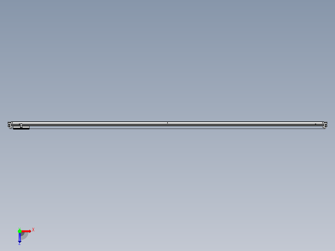 威洛博VL系列3d模型模组VL14S2Y-S3300俯视图