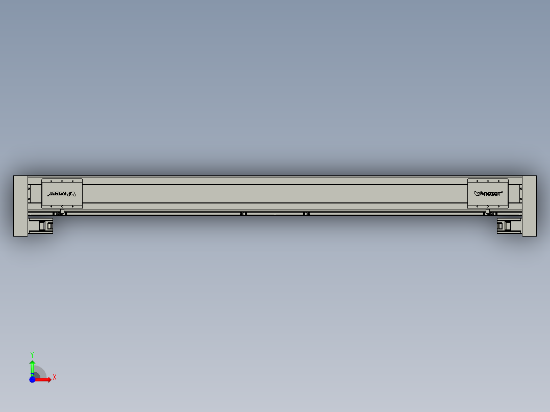 威洛博双电机滑台-VC14D2-S700-BLR-P40-C6前视图