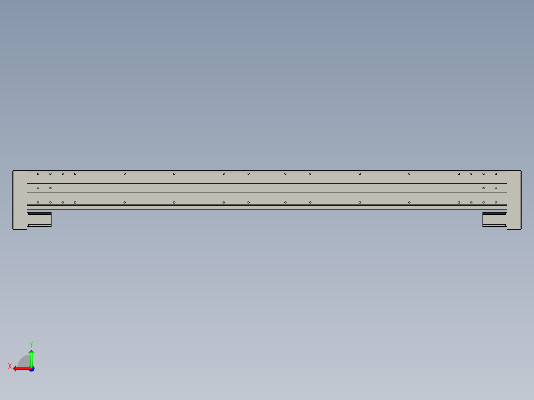 威洛博双电机滑台-VC14D2-S700-BLR-P40-C6后视图
