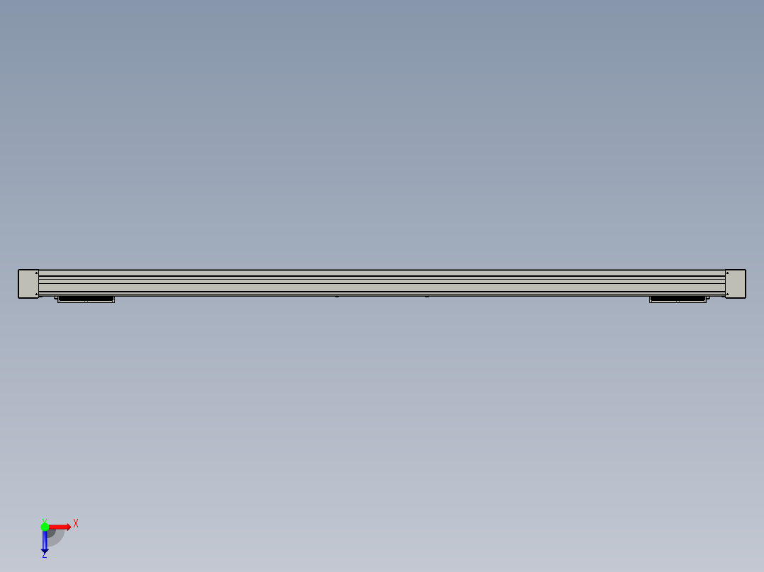 威洛博双电机滑台-VC14D2-S700-BLR-P40-C6俯视图