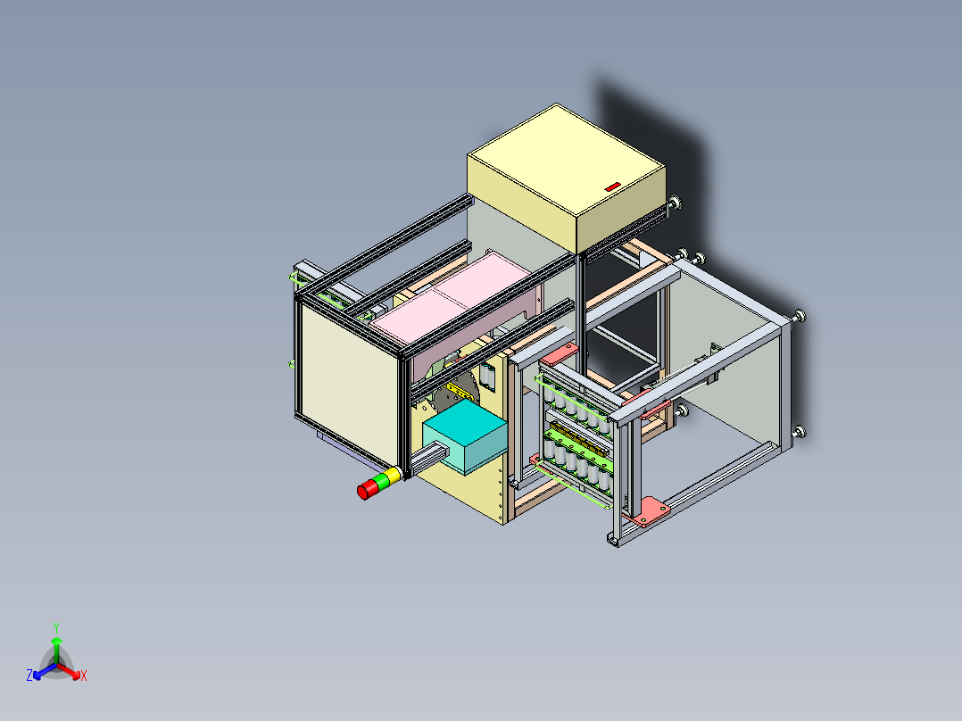 外六角螺栓自动拧紧设备设计_x_t正等轴测图