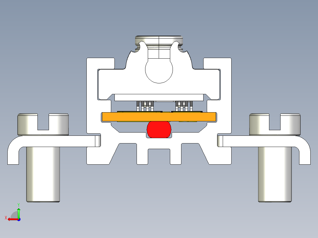 NOVOTECHNIK直线位移传感器PTP 系列-开放式结构传感器后视图