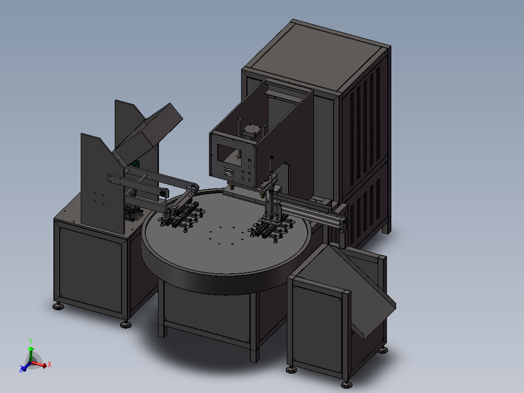 29自动转盘高频吸塑包装机