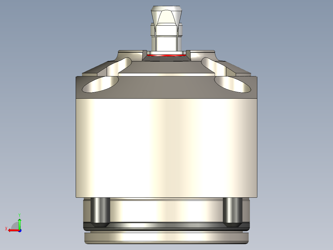 KOSMEKSFA1000-M1N-070多系列多零件图纸模型多系列多零件图纸模型后视图