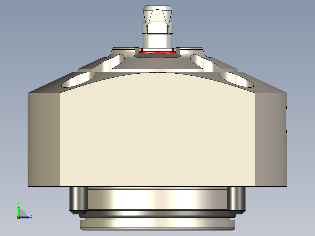 KOSMEKSFA1000-M1N-070多系列多零件图纸模型多系列多零件图纸模型左视图