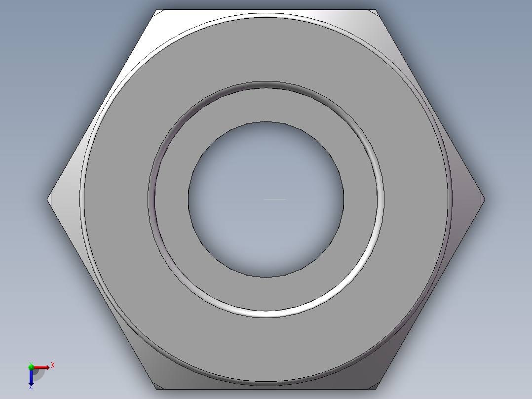 螺纹直通APC10-02（2分10厘）俯视图