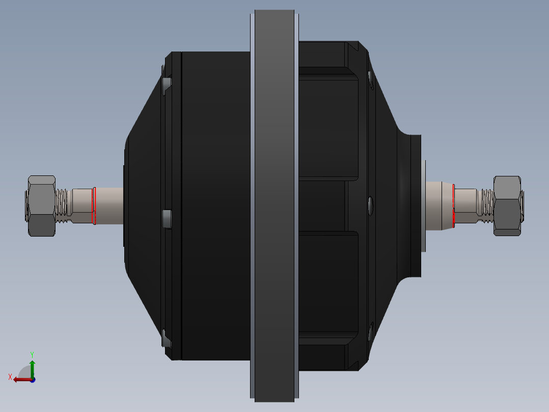 轮毂电机 (4)后视图