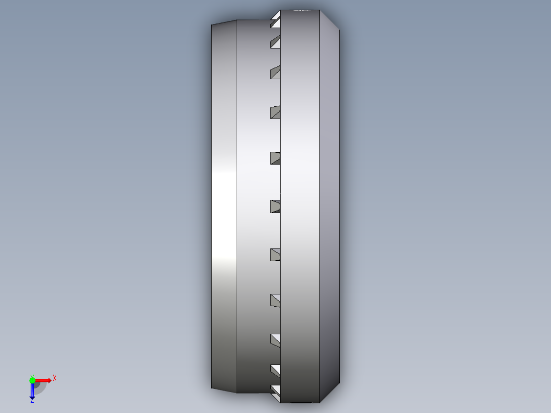 卡套式工业通用硬管接头Progressive_stop_ring_PSR35LX俯视图