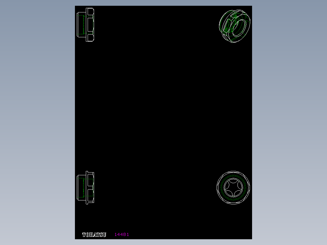 油鏡HGFT-2D多系列多零件图纸模型