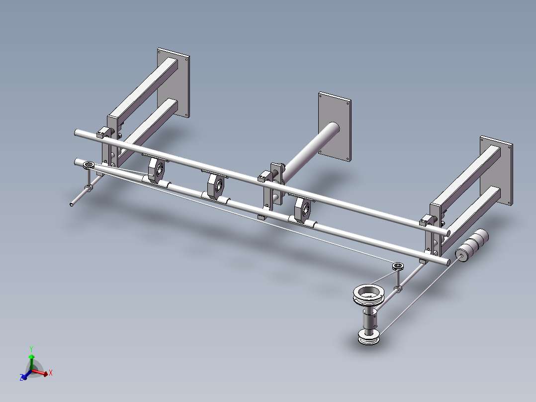 数控机床机械式自动送料机