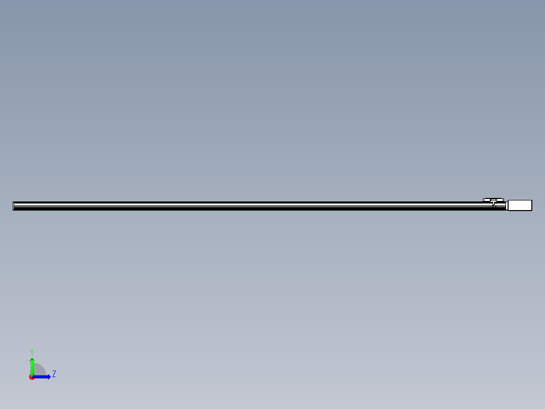 同步带全封闭直线模组TPA-HCB-105D-90-L2900-ML-C-P20-N3左视图