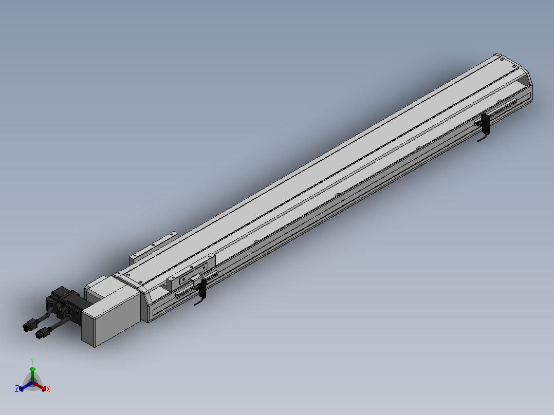 精密模组MT100-L78-700-R-M10-C4正等轴测图