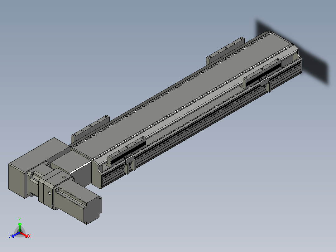 直线模组LHB17-L40-S550-BL设计图纸