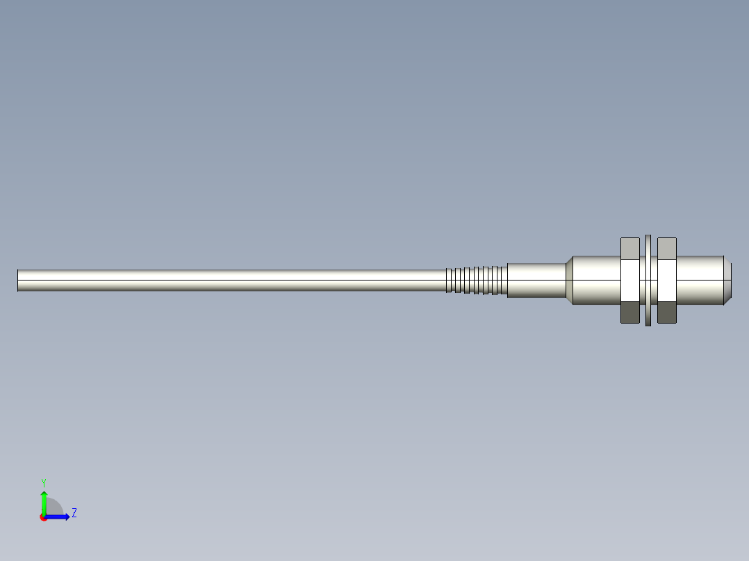 基恩士EV-108M_kc图纸模型左视图