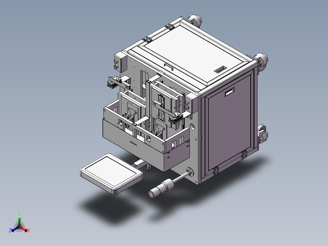 电池测量机正等轴测图