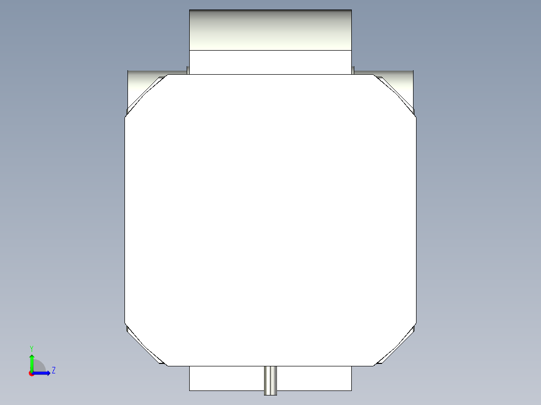 德克斯TUNKERS气缸数模KS_160_2_BD_A00_T12_135GRAD左视图