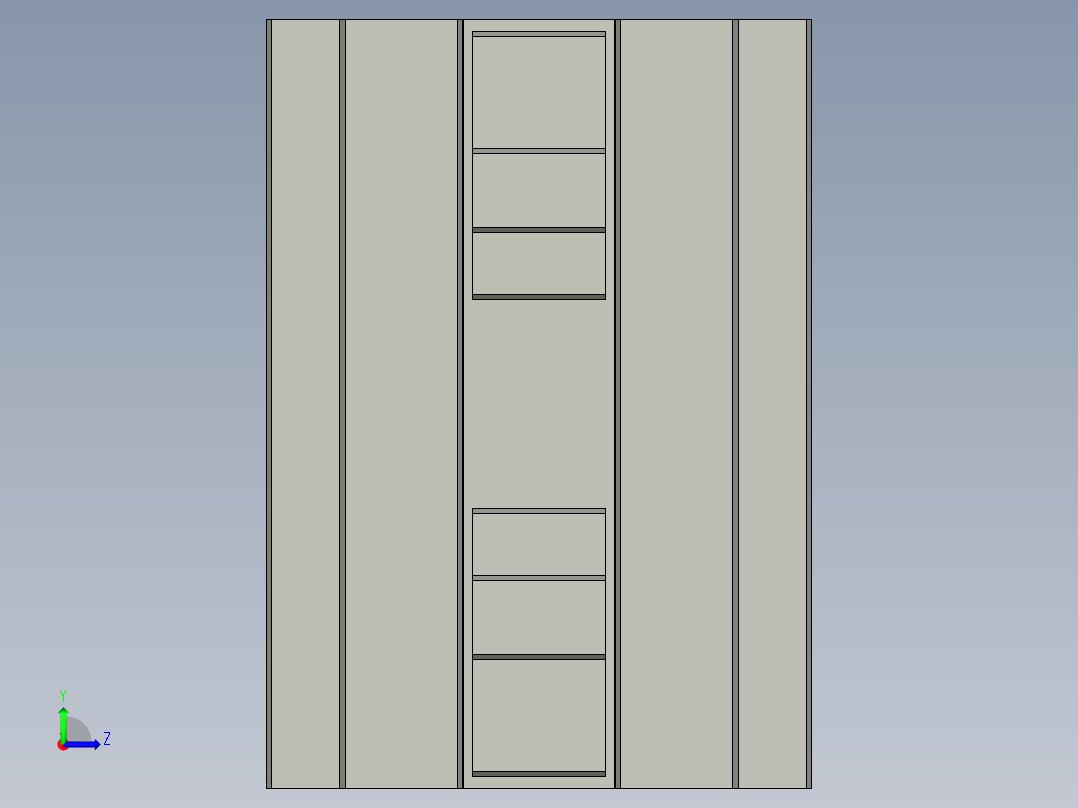 普通气爪PH01-16G左视图