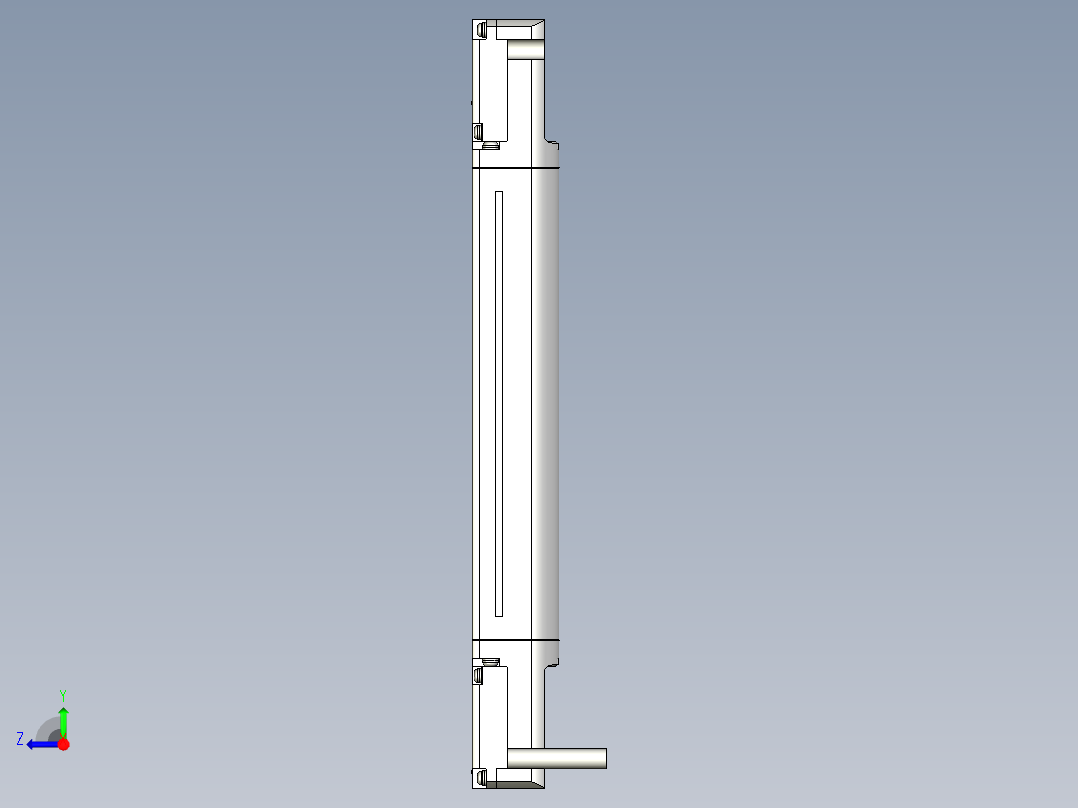 基恩士SL-V06L_T_kc图纸模型右视图