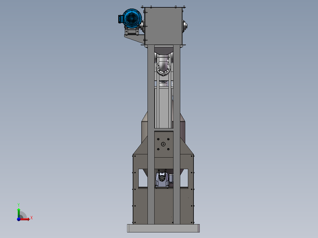 粉料搅拌器前视图