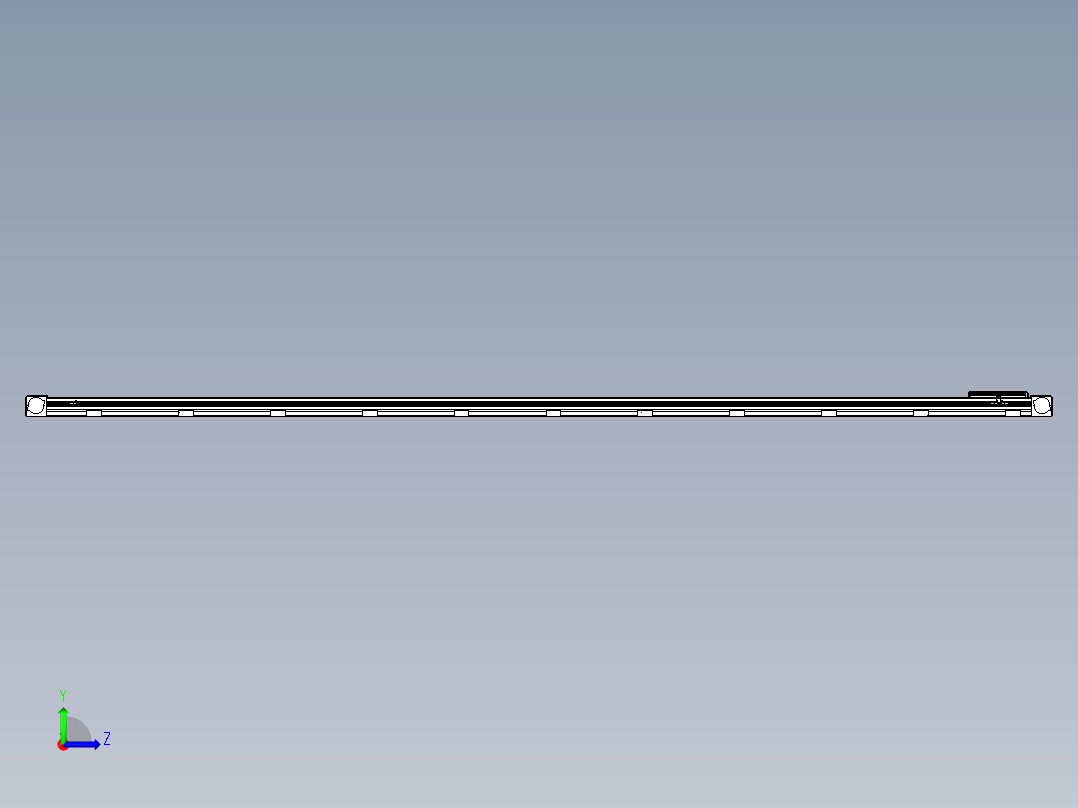 同步带滑台-欧规B8H-L176-S4000-L-ZP40-D3-N5左视图