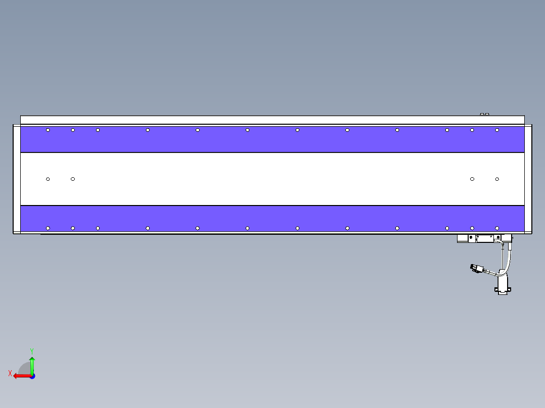 威洛博VL系列3d模型模组VL22H1Y-S850后视图
