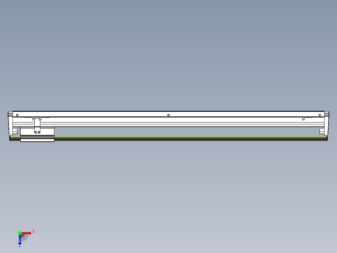 威洛博VL系列3d模型模组VL22H1Y-S850俯视图
