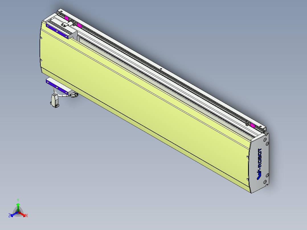 威洛博VL系列3d模型模组VL22H1Y-S850正等轴测图