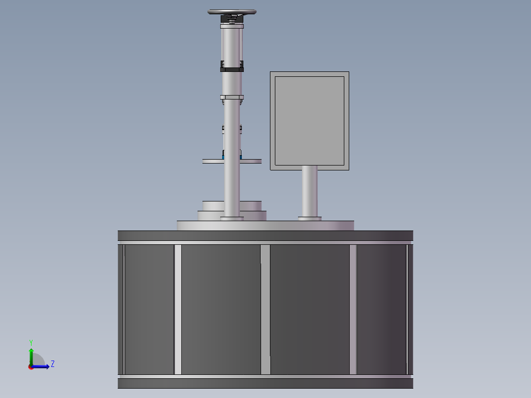 瓶盖自动压缩机sw17左视图