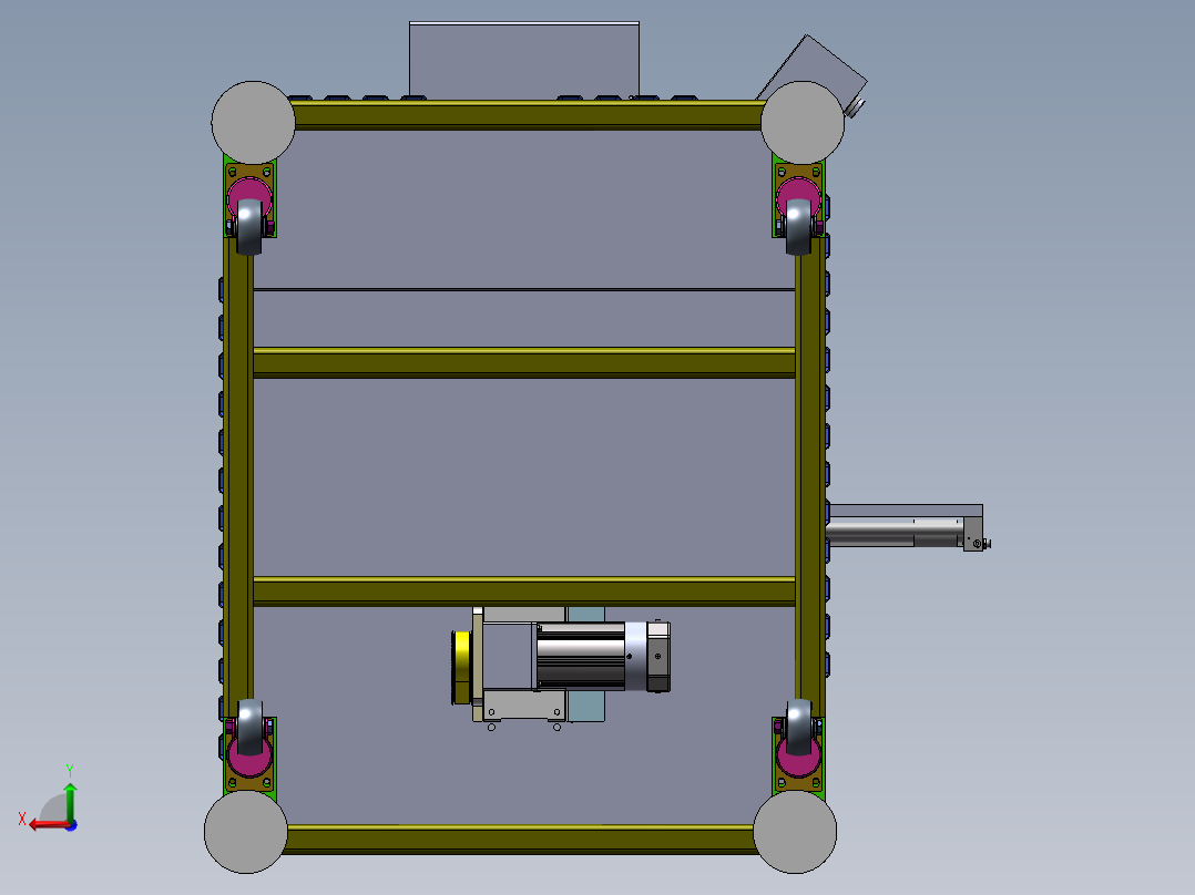四工位转盘移印机sw20可编辑后视图